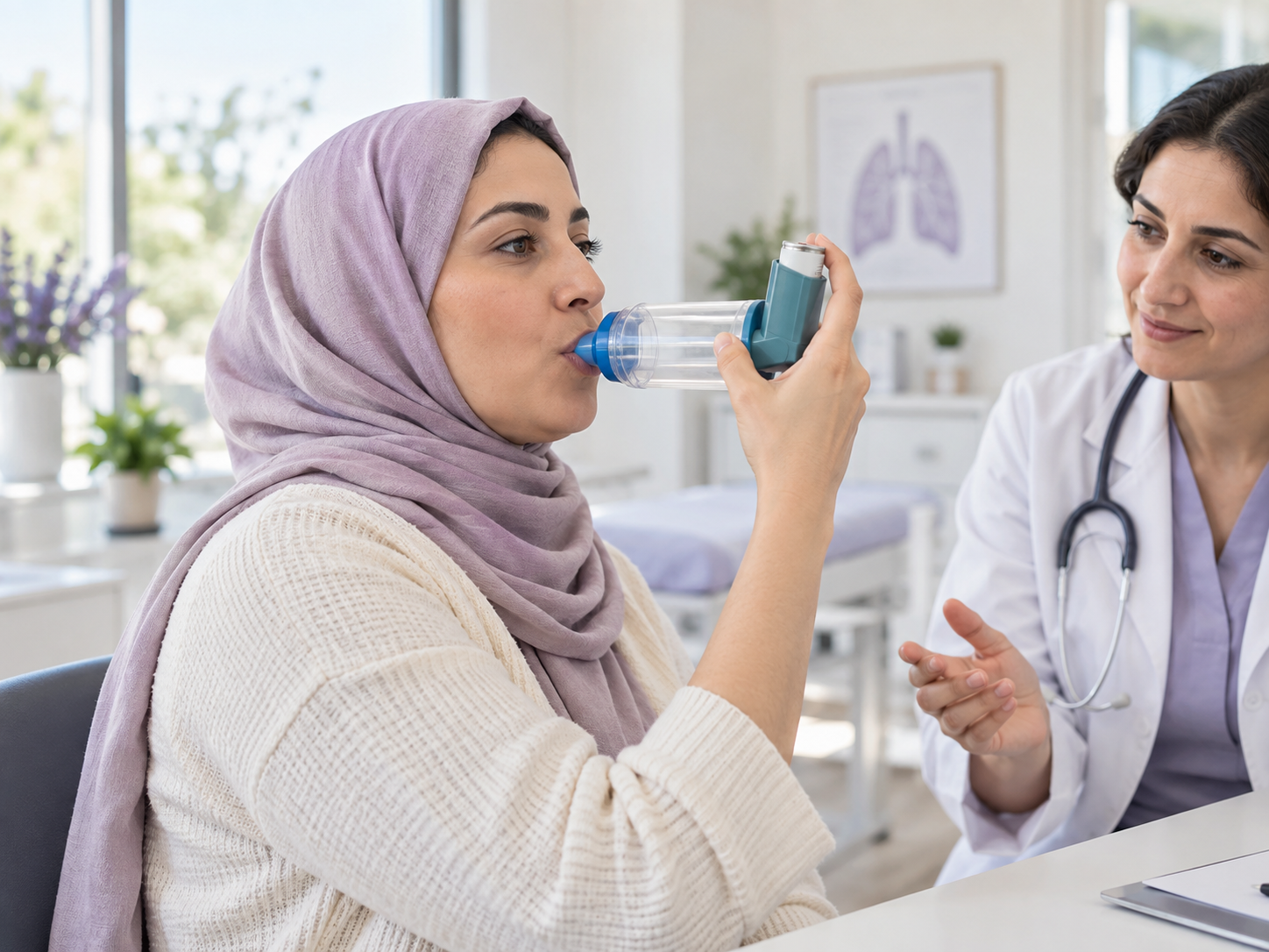 Prise en charge respiratoire par le Dr Mouna Chrifi Alaoui à Fès