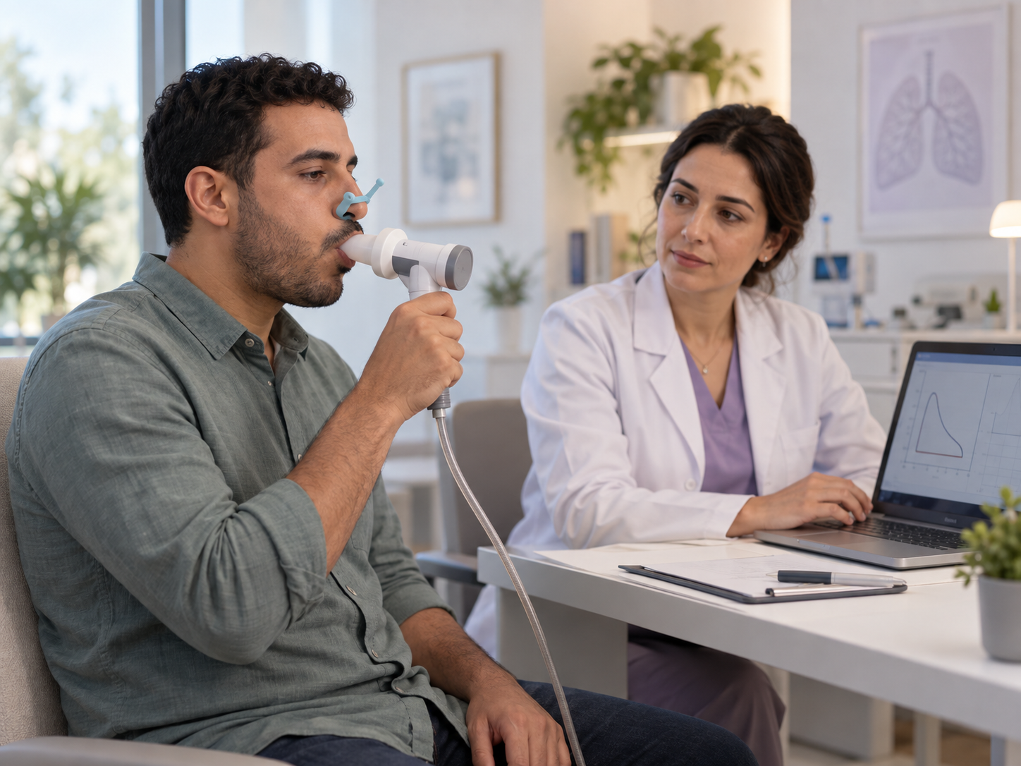Expertise en pneumologie et allergologie du Dr Mouna Chrifi Alaoui à Fès