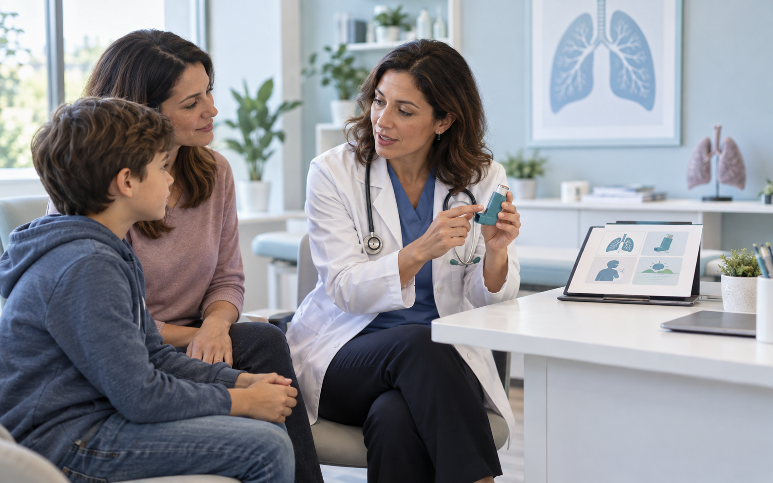 Consultation médicale pour l’asthme à Fès