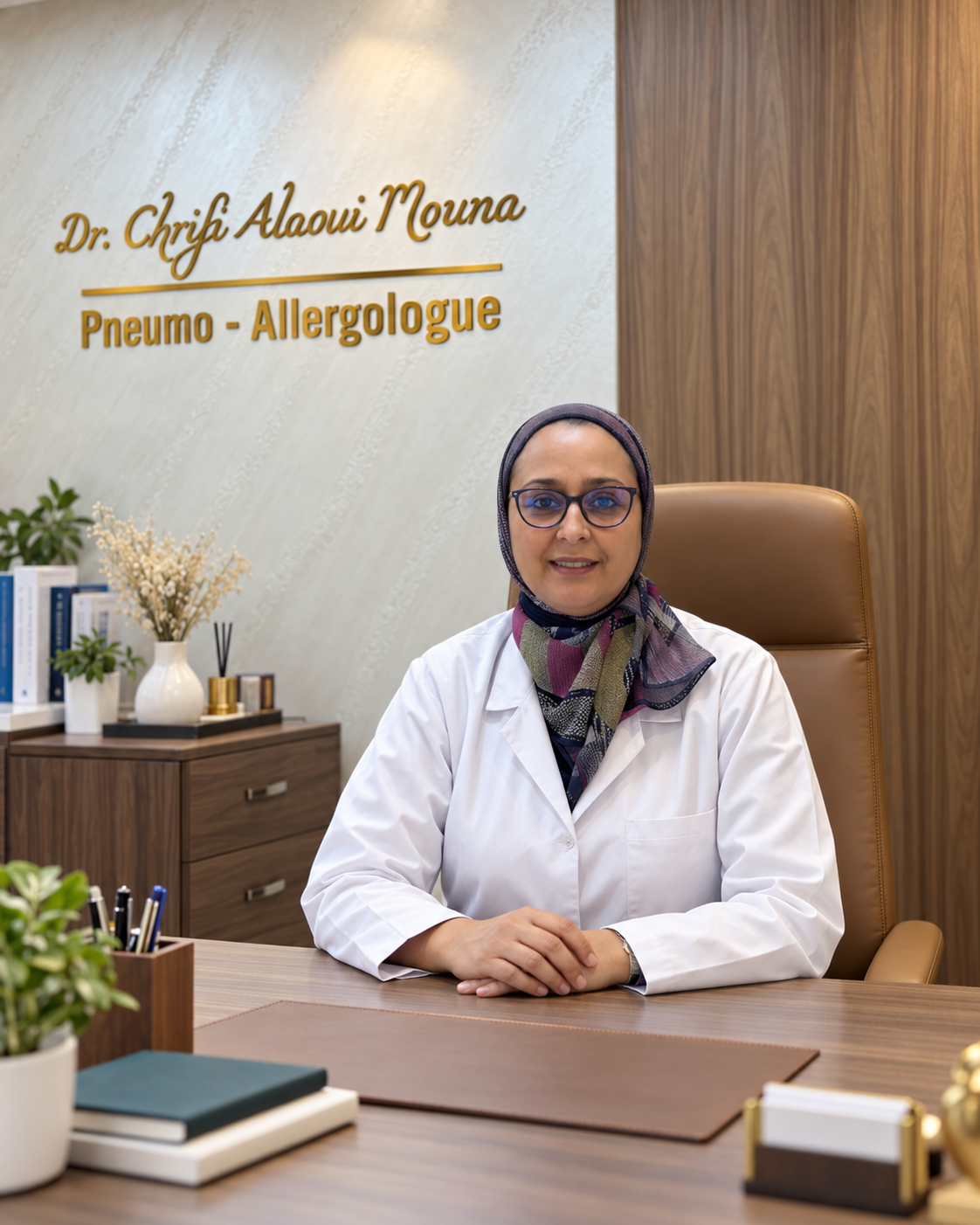 Dr Mouna Chrifi Alaoui, pneumologue, phtisiologue et allergologue à Fès